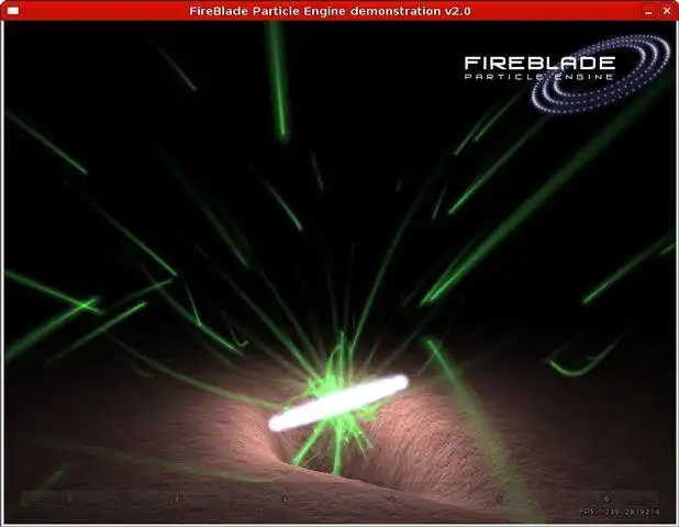 Download web tool or web app FireBlade Particle Engine to run in Linux online