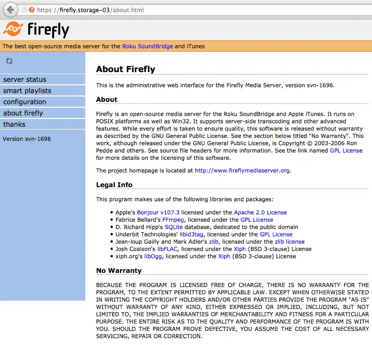 Download web tool or web app FireFly-Server