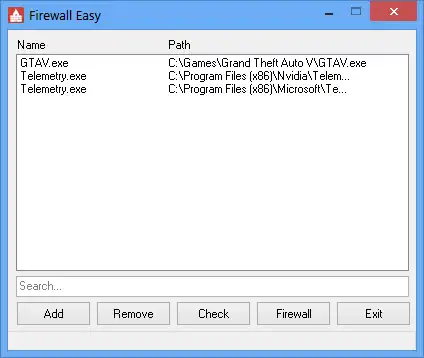 Download web tool or web app Firewall Easy