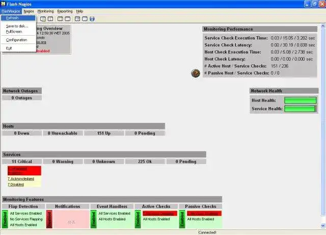 Download web tool or web app FlashNagios