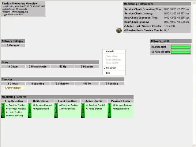 Download web tool or web app FlashNagios