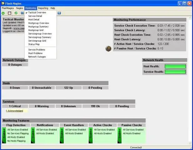 Download web tool or web app FlashNagios