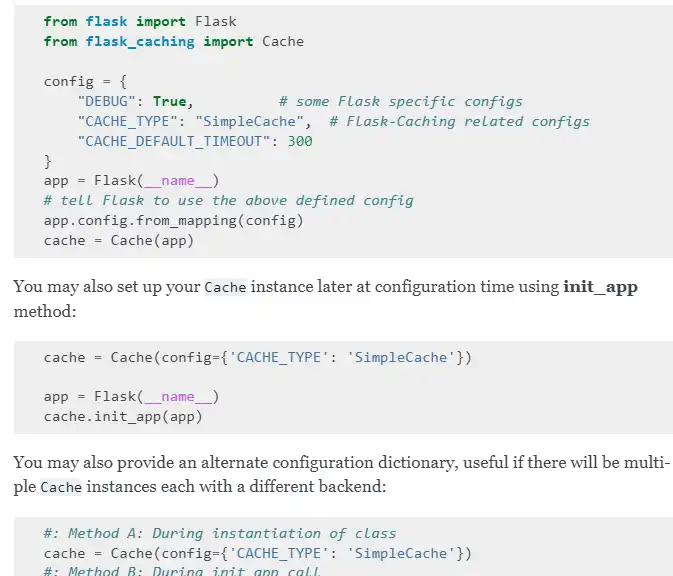 Tải xuống công cụ web hoặc ứng dụng web Flask-Caching