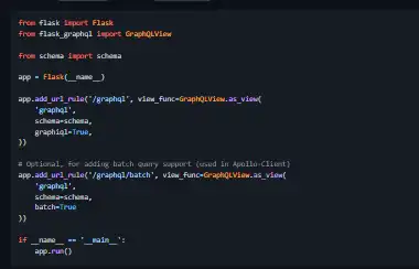 Download web tool or web app Flask-GraphQL