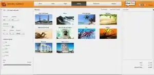 Download web tool or web app Flex TravelAgency