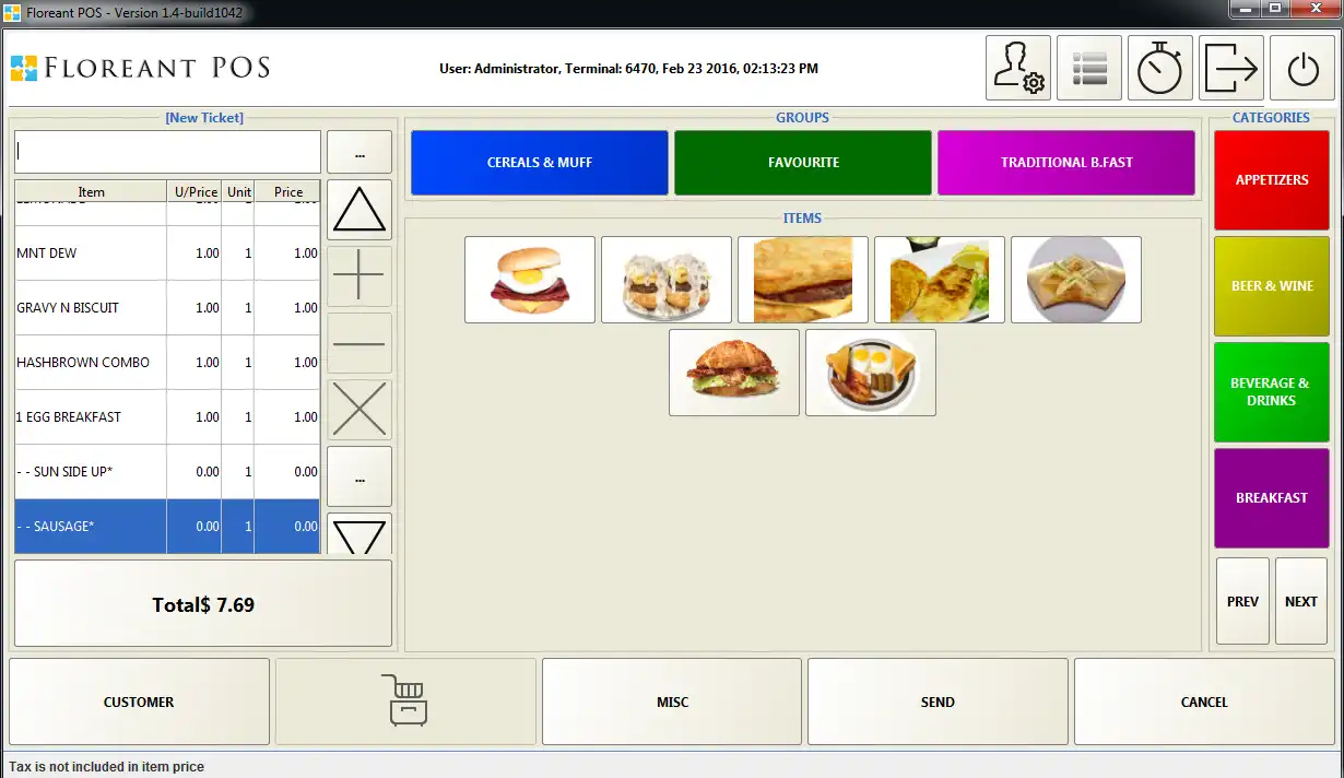 Download webtool of webapp Floreant POS