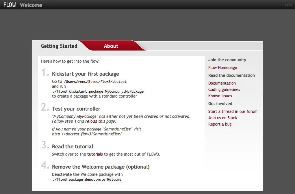 Download web tool or web app Flow