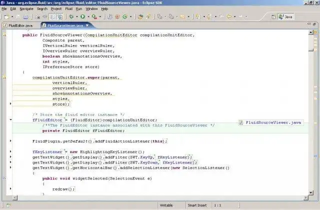 Download web tool or web app Fluid Source Code Editor