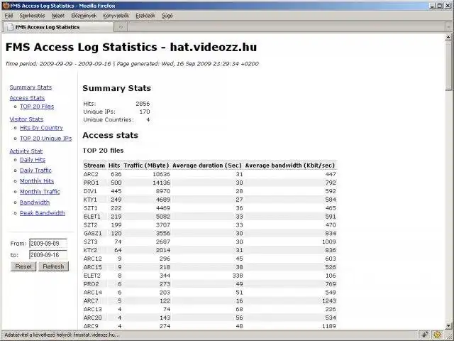 Download web tool or web app FMS Log Analyzer