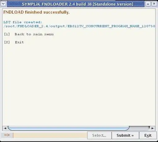 Download web tool or web app FNDLOADER