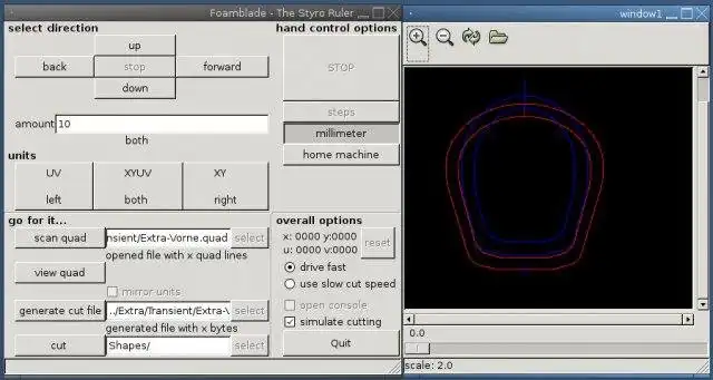 Download web tool or web app FoamBlade