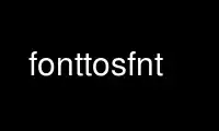 Run fonttosfnt in OnWorks free hosting provider over Ubuntu Online, Fedora Online, Windows online emulator or MAC OS online emulator