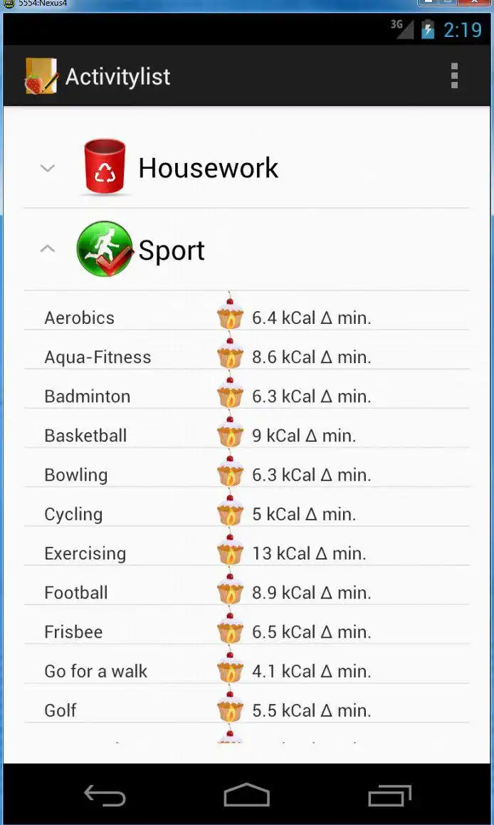 Download web tool or web app FoodDiary to run in Windows online over Linux online