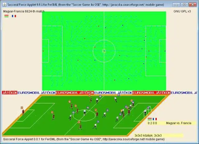 Download web tool or web app Football(er) Simulation Markup Language to run in Linux online