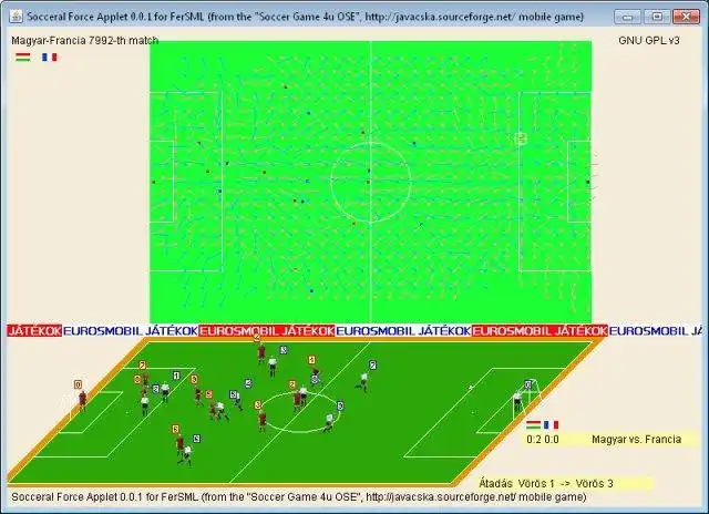 Download web tool or web app Football(er) Simulation Markup Language to run in Linux online