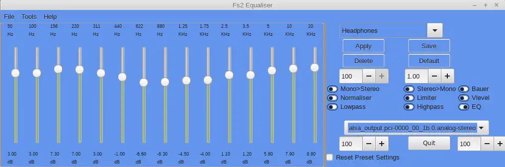 Download web tool or web app Footswitch2 Equaliser