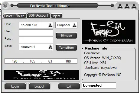 Download web tool or web app ForNesiaTool Launcher