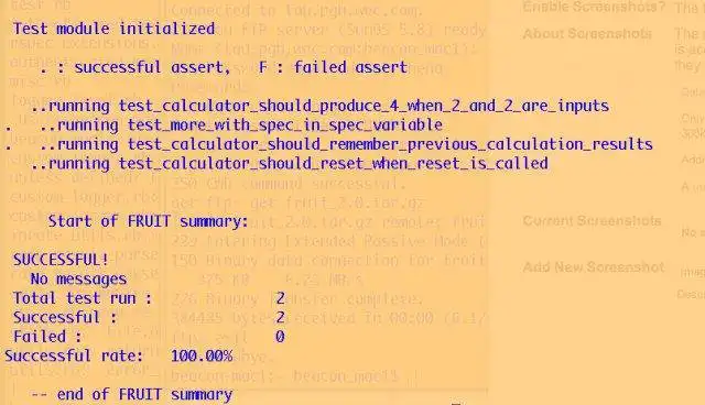 Download web tool or web app FORTRAN Unit Test Framework (FRUIT) to run in Linux online