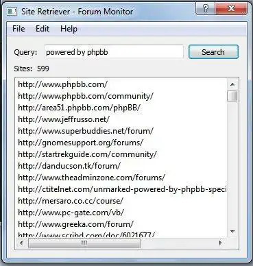 Download web tool or web app Forum Monitor