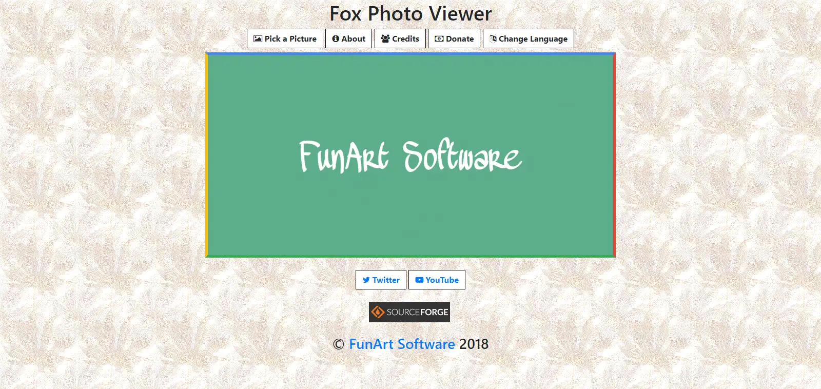 ابزار وب یا برنامه وب Fox Photo Viewer را دانلود کنید