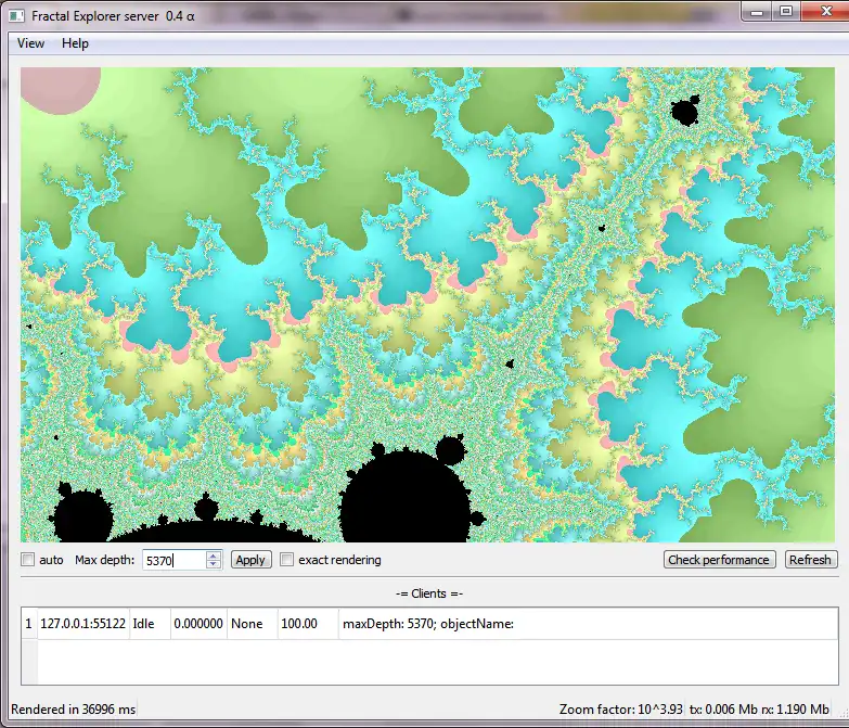 Download web tool or web app Fractal explorer to run in Windows online over Linux online