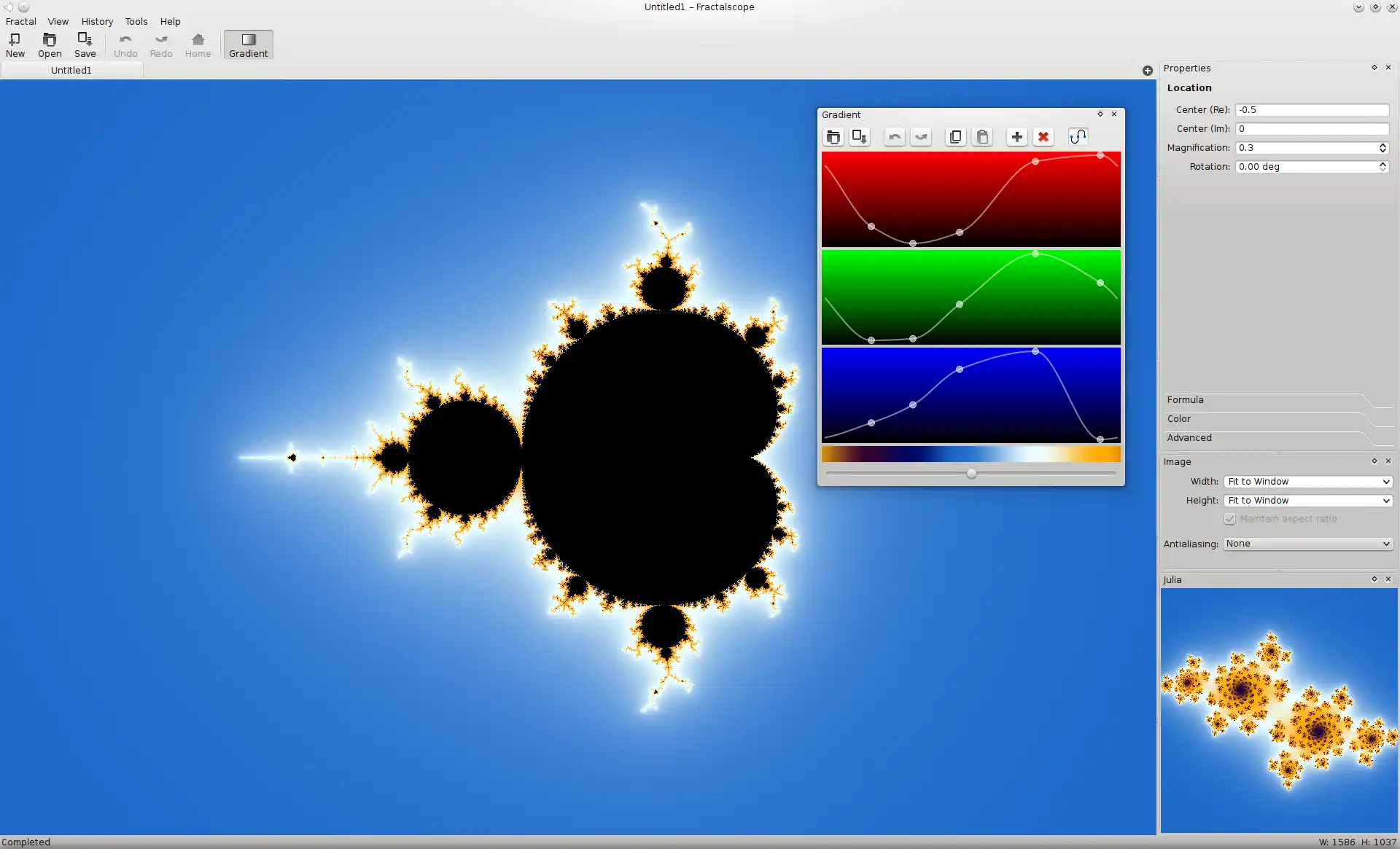 Descargar herramienta web o aplicación web Fractalscope