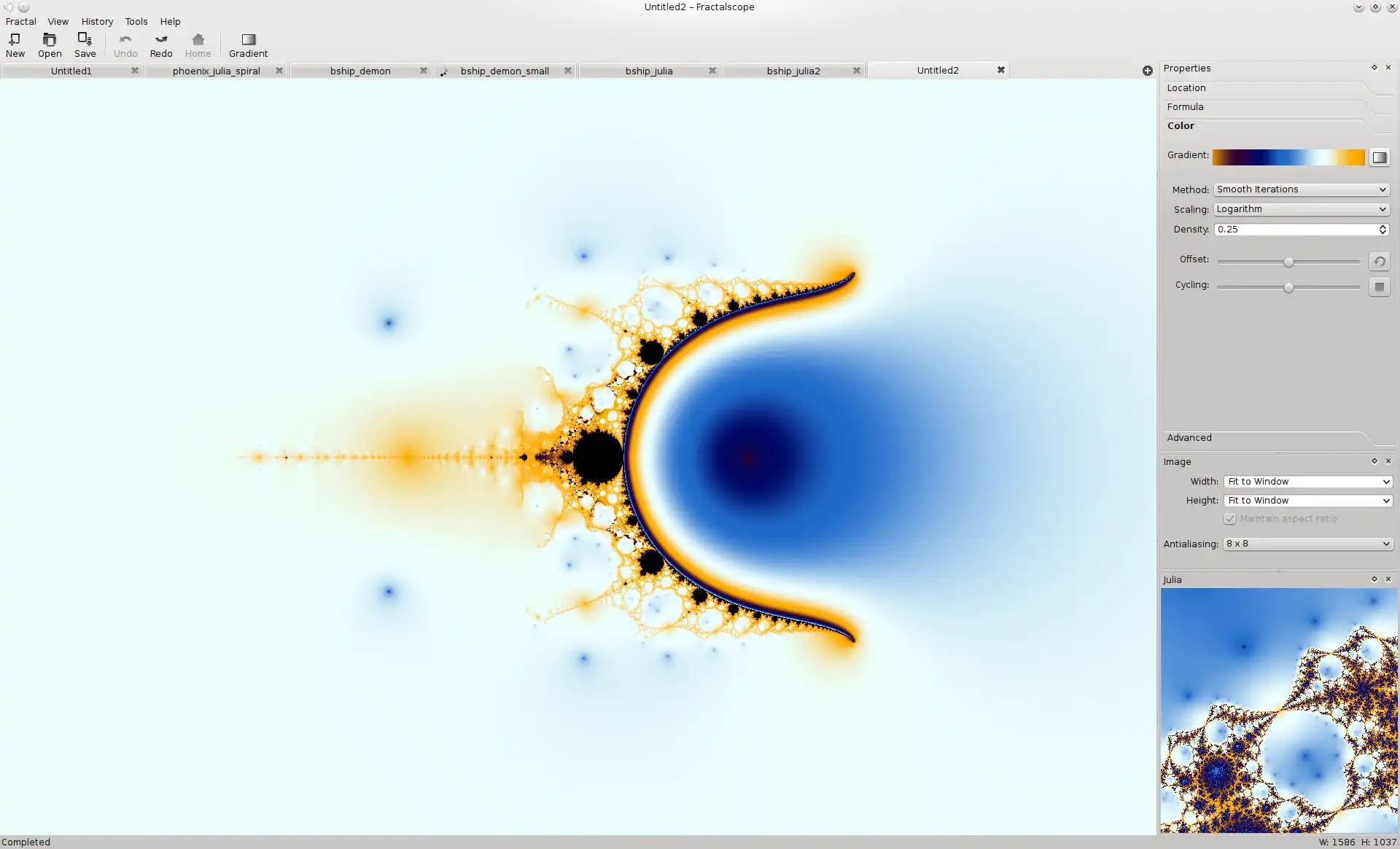 Descargar herramienta web o aplicación web Fractalscope