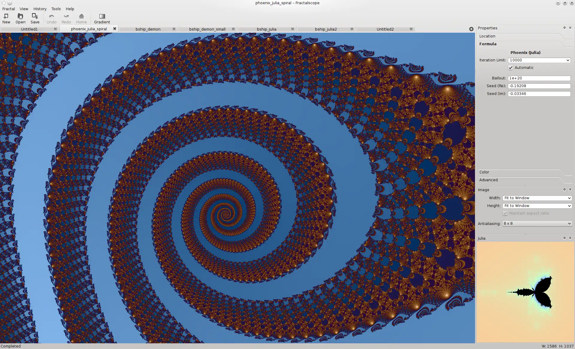 Descargar herramienta web o aplicación web Fractalscope