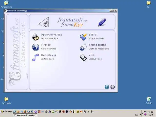 Download web tool or web app Framakey