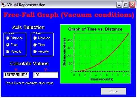 قم بتنزيل أداة الويب أو تطبيق الويب Free-Fall Calculator للتشغيل في Windows عبر الإنترنت عبر Linux عبر الإنترنت