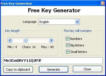 Download web tool or web app Free Key Generator