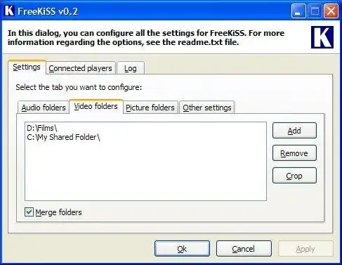 Download web tool or web app FreeKiSS