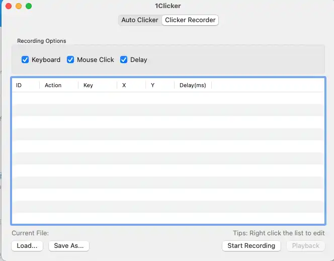 Download web tool or web app Free Mac Auto Clicker