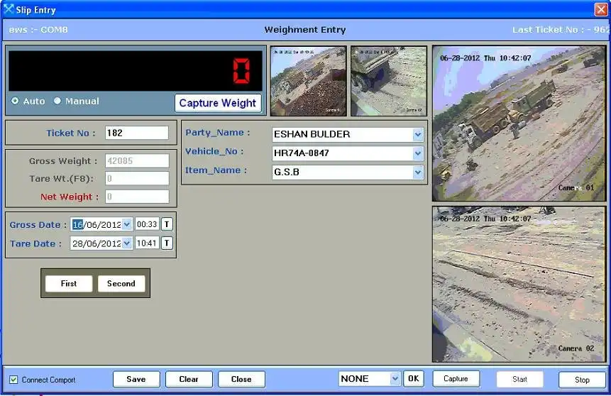 Download web tool or web app free Weighbridge Software