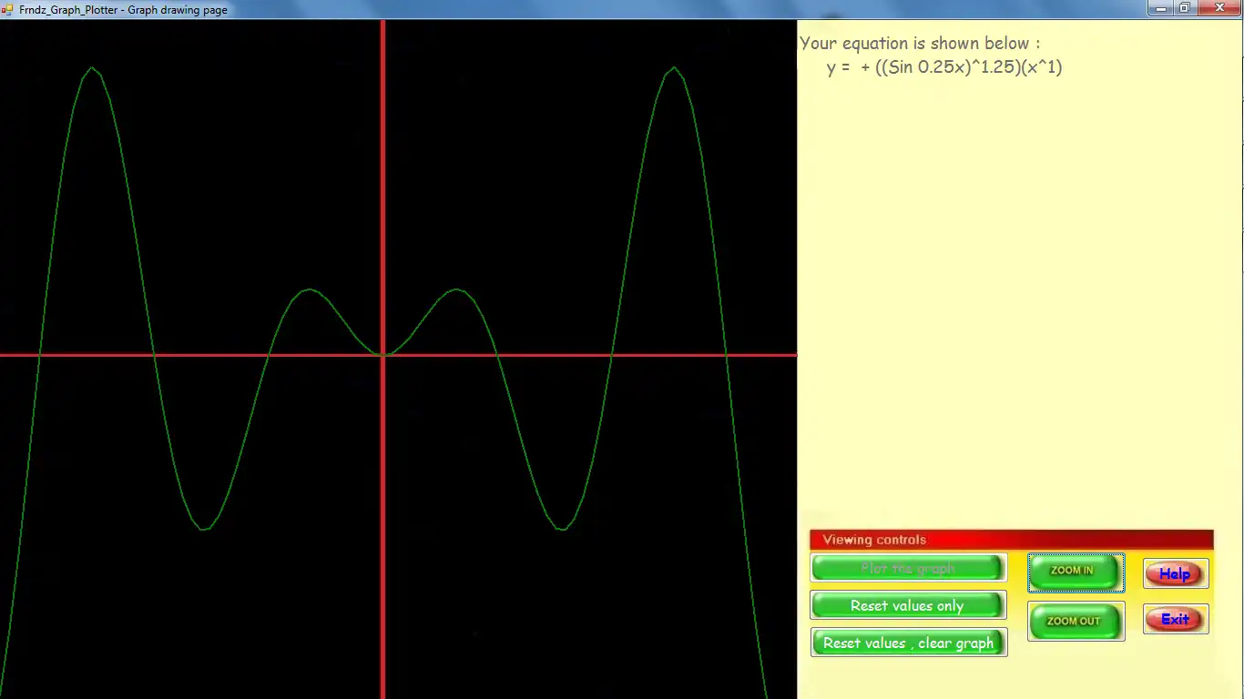 Download web tool or web app Frndz Graph Plotter