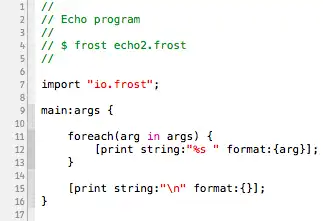 Download web tool or web app Frost Programming Language