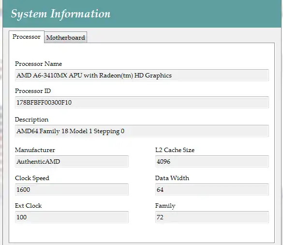 Download web tool or web app FS Info