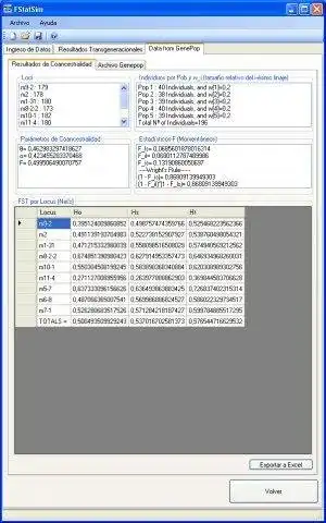 Download web tool or web app FStatSim