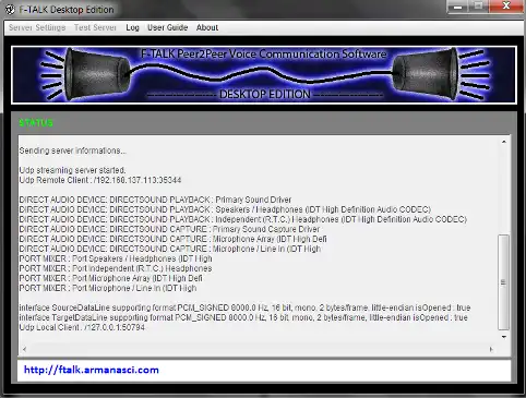 Download web tool or web app F-Talk P2P Encrypted Secure Voip