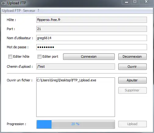 Download web tool or web app FTP_Upload