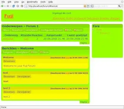 Download web tool or web app Fuji Forum