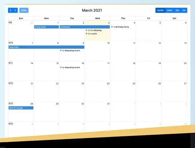 Download web tool or web app FullCalendar