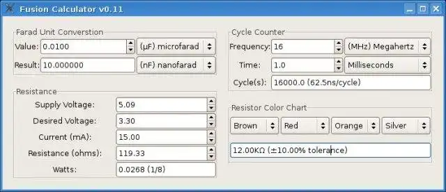 Download web tool or web app Fusion Calc