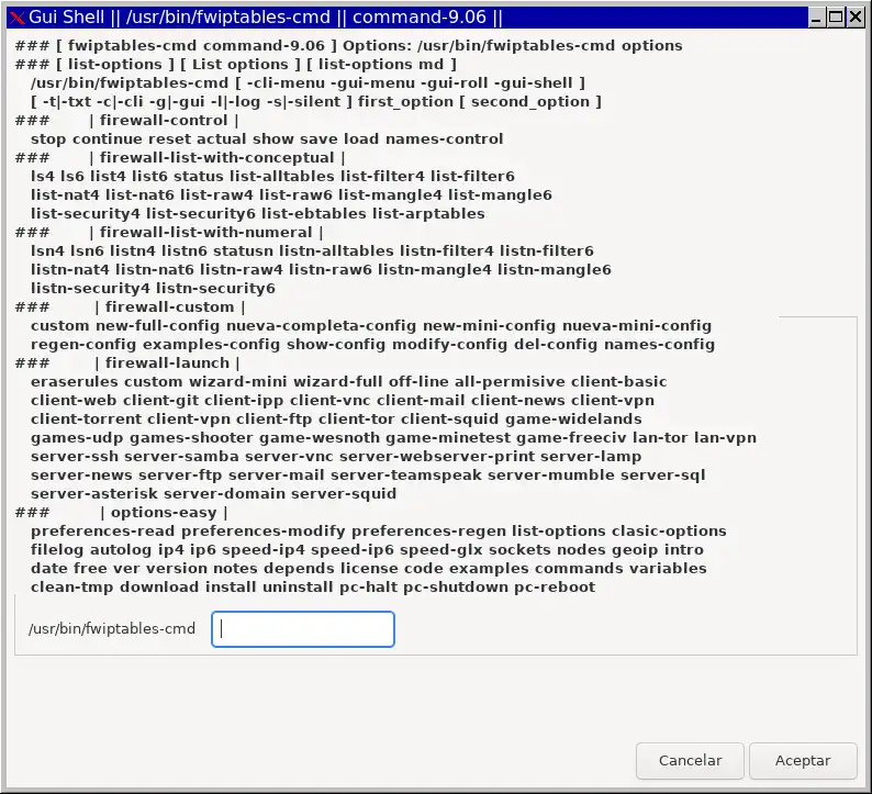 Download web tool or web app fwiptables. Firewall With iptables.