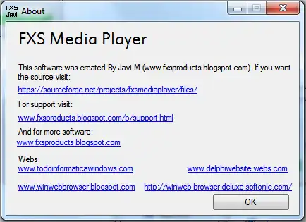 Download web tool or web app FXS Media Player