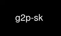 Run g2p-sk in OnWorks free hosting provider over Ubuntu Online, Fedora Online, Windows online emulator or MAC OS online emulator
