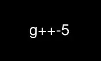 Run g++-5 in OnWorks free hosting provider over Ubuntu Online, Fedora Online, Windows online emulator or MAC OS online emulator