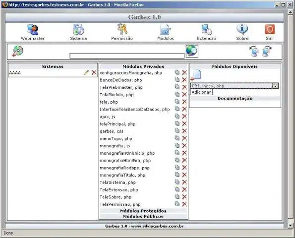 Download web tool or web app Garbes 1.0