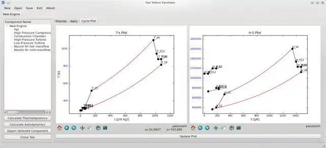 Download web tool or web app Gas Turbine Developer to run in Windows online over Linux online