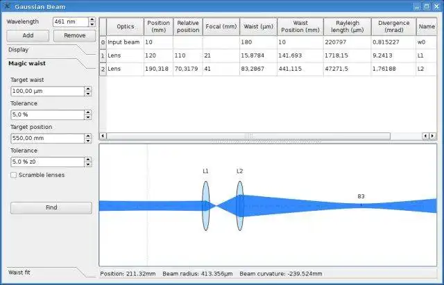 Download web tool or web app GaussianBeam to run in Linux online